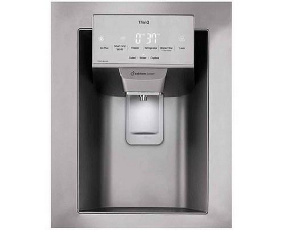 LG 36-Inch 27.7 Cu. Ft. 3-Door French Door Refrigerator With Smart Diagnosis - LRFS28XBS