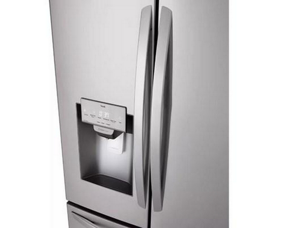 LG 36-Inch, 27.7 Cu. Ft. Freestanding French 3-Door Refrigerator With Wi-Fi - LHFS28XBS