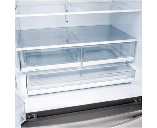 LG 36-Inch, 27.7 Cu. Ft. Freestanding French 3-Door Refrigerator With Wi-Fi - LHFS28XBS