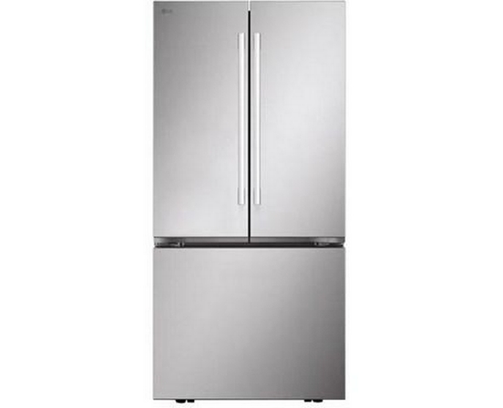 LG 25 Cu.Ft. 3-Door French Door Refrigerator With Hybrid Handle Design - LF25H6200S