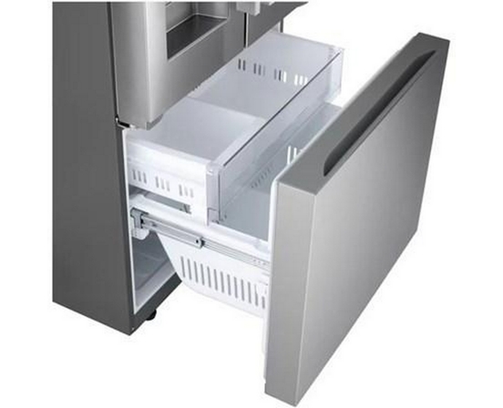 LG 33-Inch, 25 Cu. Ft. Freestanding 3-Door French Door Refrigerator With Ice And Water Dispenser - LF25H6330S