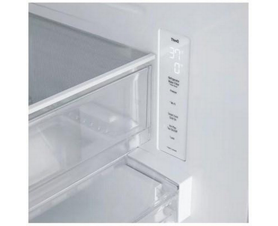 LG 33-Inch, 25 Cu. Ft. Freestanding 3-Door French Door Refrigerator With Ice And Water Dispenser - LF25H6330S