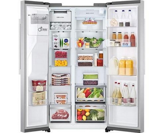LG 36-Inch, 27 Cu.Ft. Side-By-Side Refrigerator With Craft Ice® - LL27T3530S