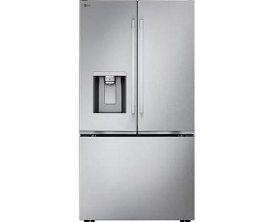 LG 24-Inch, 23.7 Cu. Ft. Counter-Depth Max™ French 3-Door Refrigerator With Zero Clearance™ - LF24Z6330S