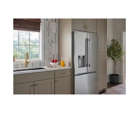 LG 24-Inch, 23.7 Cu. Ft. Counter-Depth Max™ French 3-Door Refrigerator With Zero Clearance™ - LF24Z6330S