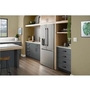 LG 24-Inch, 23.7 Cu. Ft. Counter-Depth Max™ French 3-Door Refrigerator With Zero Clearance™ - LF24Z6330S