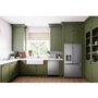 LG 24-Inch, 23.7 Cu. Ft. Counter-Depth Max™ French 3-Door Refrigerator With Zero Clearance™ - LF24Z6330S