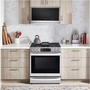 LG 30-Inch, 2.1 Cu. Ft. Wi-Fi Enabled Over-The-Range Microwave Oven With Easyclean® - MVEL2137F