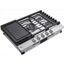LG 30-Inch Built-In Gas Cooktop With Thinq® Technology - CBGJ3027S