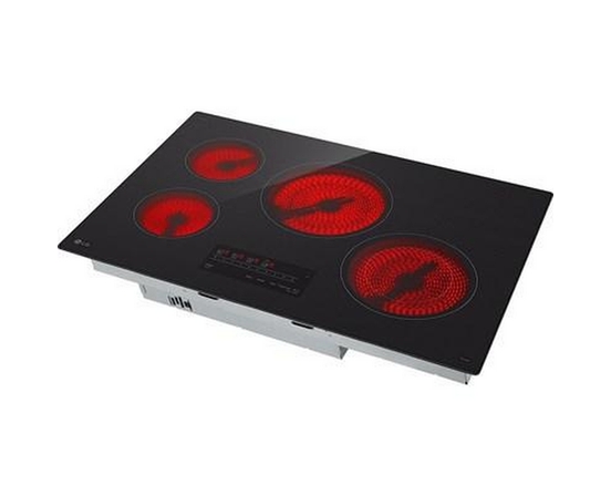 LG 30-Inch Built-In Smart Electric Cooktop With 4 Elements -