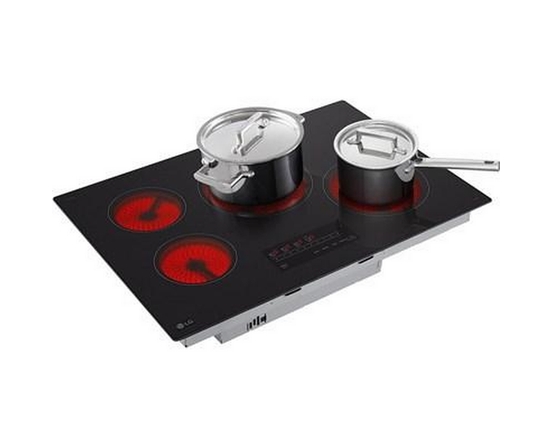 LG 30-Inch Built-In Smart Electric Cooktop With 4 Elements -