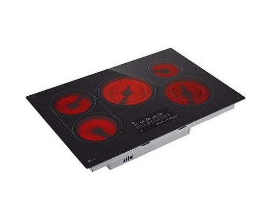 LG 30-Inch Built-In Smart Electric Cooktop With 5 Elements -