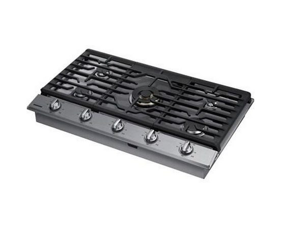 Samsung 36-Inch Built-In Gas Cooktop With Wi-Fi And Bluetooth Connected - NA36N7755TS/AA