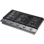 Samsung 36-Inch Built-In Gas Cooktop With Wi-Fi And Bluetooth Connected - NA36N7755TS/AA