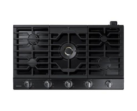 Samsung 36-Inch Built-In Gas Cooktop With Wi-Fi And Bluetooth Connected - NA36N7755TG/AA