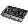 Samsung 30-Inch Built-In Gas Cooktop With Wi-Fi Connectivity - NA30N7755TS/AA