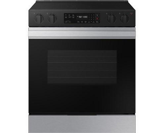 Samsung 6.3 Cu. Ft. Bespoke Smart Slide-In Electric Range - NSE6DG8100SR/AC