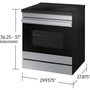 Samsung 6.3 Cu. Ft. Bespoke Smart Slide-In Induction Range - NSI6DG9500SR/AC