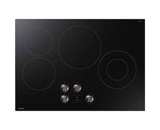 Samsung 30-Inch Built-In Electric Cooktop With Knob Controls - NZ30FG5332RKAA