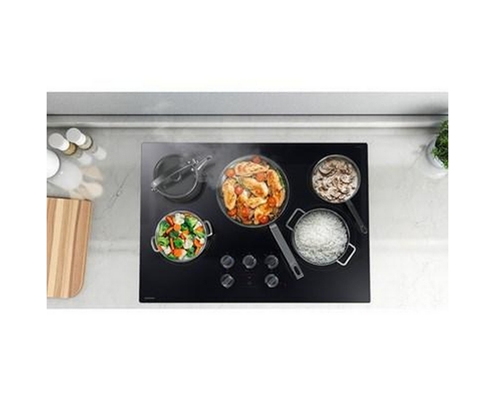 Samsung 30-Inch Built-In Electric Cooktop With Illuminated Knobs - NZ30FG6332RKAA