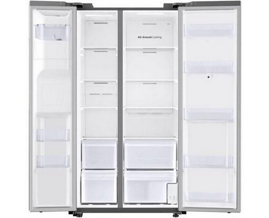 Samsung 36-Inch, 21.5 Cu.Ft. Counter-Depth Side-By-Side Refrigerator With Family Hub™ - RS22T5561SR/AC