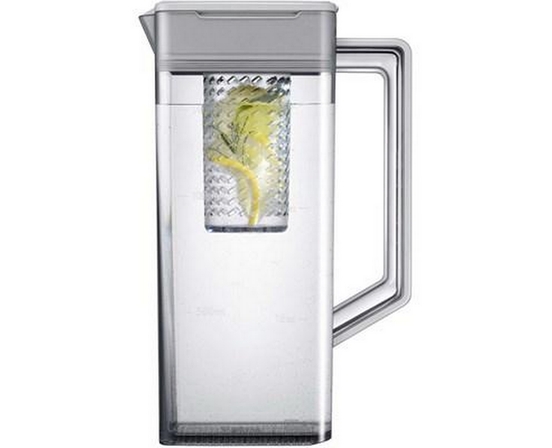 Samsung Bespoke 36-Inch, 23 Cu.Ft. Counter-Depth 4-Door Refrigerator With Dual Ice Maker - RF23BB8600QLAA