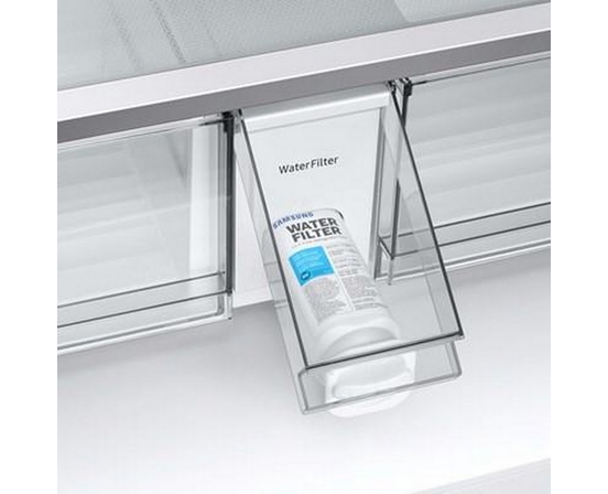Samsung Bespoke 36-Inch, 23 Cu.Ft. Counter-Depth 4-Door Refrigerator With Dual Ice Maker - RF23BB8600QLAA