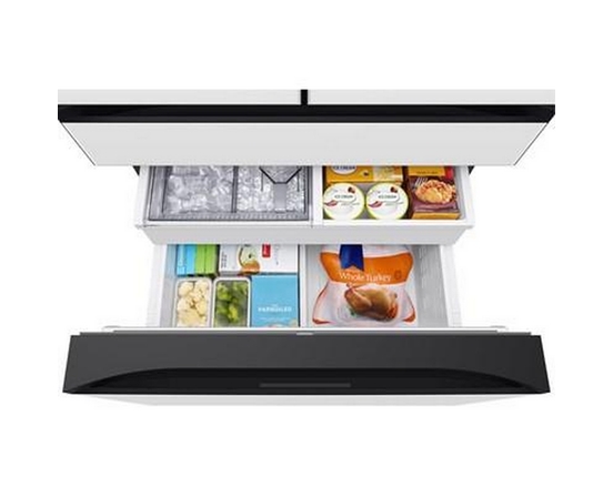 Samsung Bespoke 36-Inch, 23 Cu.Ft. Counter-Depth 4-Door Refrigerator With Dual Ice Maker - RF23BB8600QLAA