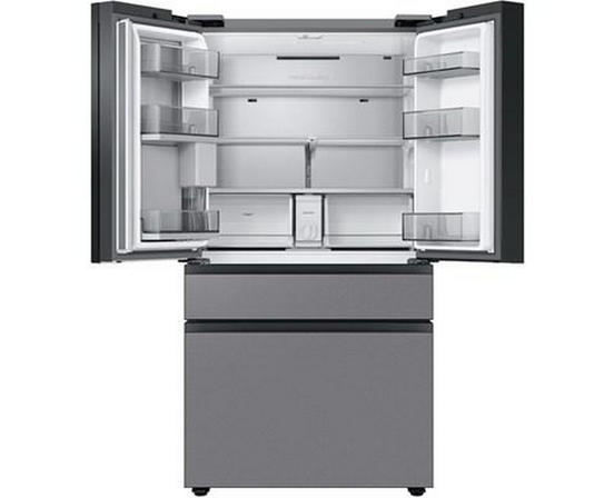 Samsung Bespoke 36-Inch, 23 Cu.Ft. Counter-Depth 4-Door Refrigerator With Dual Ice Maker - RF23BB8600QLAA