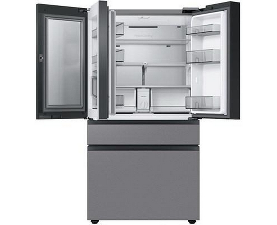 Samsung Bespoke 36-Inch, 23 Cu.Ft. Counter-Depth 4-Door Refrigerator With Dual Ice Maker - RF23BB8600QLAA