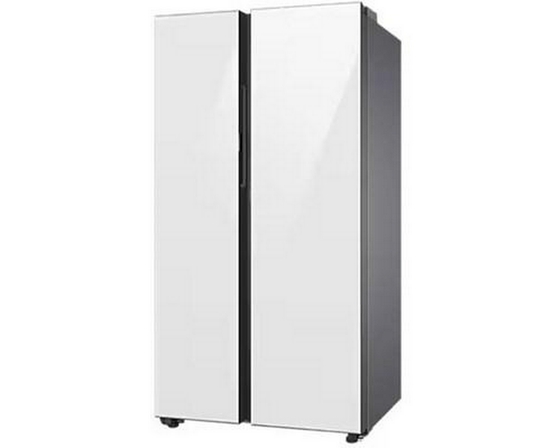 Samsung Bespoke 36-Inch, 22.6 Cu. Ft. Counter-Depth Side-By-Side Refrigerator With Beverage Center™ - RS23CB760012AA