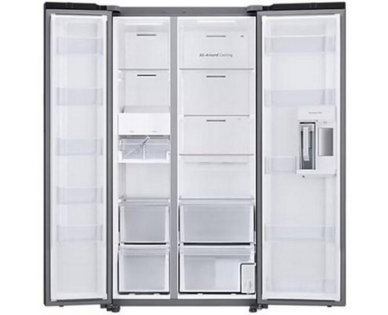 Samsung Bespoke 36-Inch, 22.6 Cu. Ft. Counter-Depth Side-By-Side Refrigerator With Beverage Center™ - RS23CB760012AA