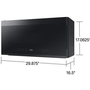 Samsung Bespoke Smart 30-Inch, 2.1 Cu. Ft. Over-The-Range Microwave - ME21DG6500MT/AC