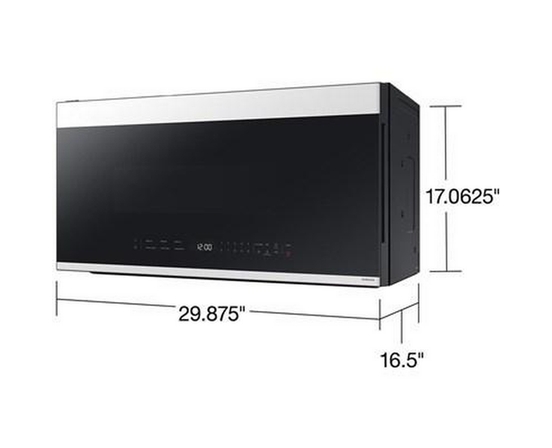 Samsung Bespoke Smart 30-Inch, 2.1 Cu. Ft. Over-The-Range Microwave - ME21DB650012/AC