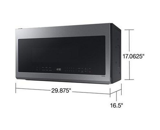 Samsung Smart 30-Inch, 2.1 Cu. Ft. Over-The-Range Microwave - ME21DG6300SR/AC