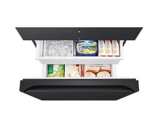 Samsung 18 Cu. Ft. Counter-Depth French 3-Door Refrigerator - RF18A5101MT/AA
