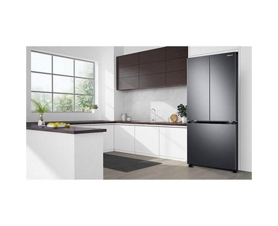 Samsung 18 Cu. Ft. Counter-Depth French 3-Door Refrigerator - RF18A5101MT/AA