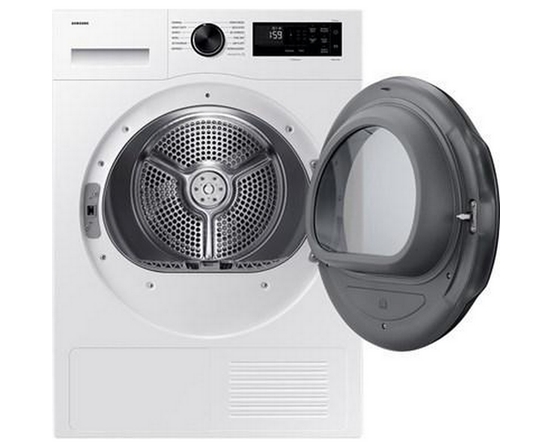 Samsung 5000 Series Compact Electric Dryer With Heat Pump Drying - DV25FG50B0BE/AC