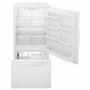 Whirlpool 33-Inch, 22 Cu. Ft. Bottom Freezer Refrigerator With Icemaker - WRB322DMBW