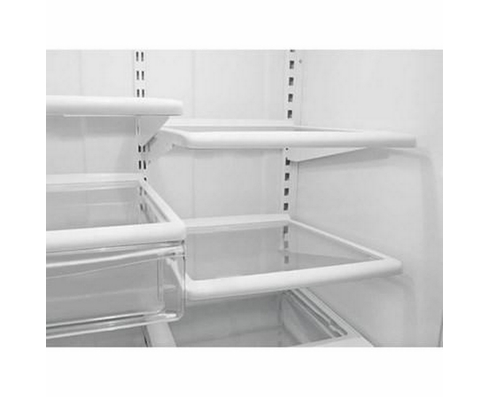 Whirlpool 33-Inch, 22 Cu. Ft. Bottom Freezer Refrigerator With Icemaker - WRB322DMBW