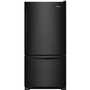 Whirlpool 33-Inch, 22 Cu. Ft. Bottom Freezer Refrigerator With Icemaker - WRB322DMBB