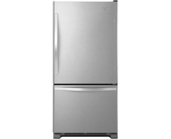 Whirlpool 30-Inch, 18.6 Cu. Ft. Bottom Freezer Refrigerator - WRB329RFBM