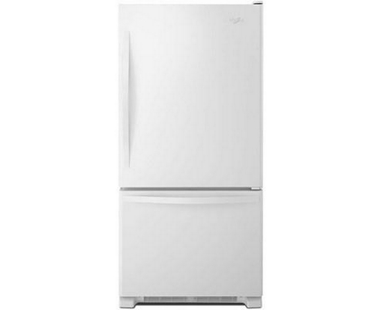 Whirlpool 30-Inch, 18.6 Cu. Ft. Bottom Freezer Refrigerator - WRB329DFBW