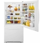Whirlpool 30-Inch, 18.6 Cu. Ft. Bottom Freezer Refrigerator - WRB329DFBW
