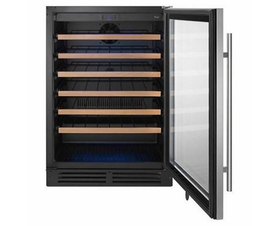 Whirlpool 51-Bottle Undercounter Wine Cellar - WUW35X24DS