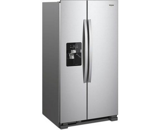 Whirlpool 33-Inch, 21.0 Cu. Ft. Side-By-Side Refrigerator - WRS321SDHZ