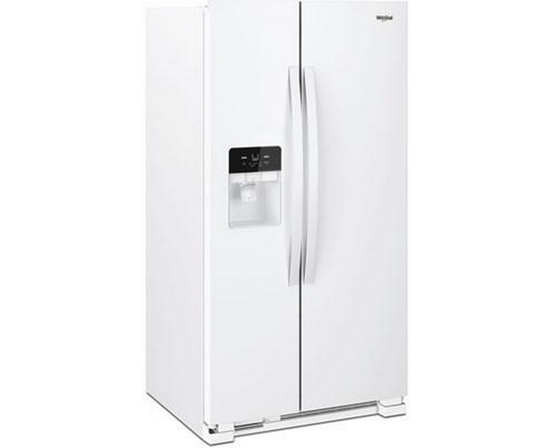 Whirlpool 36-Inch, 24.55 Cu. Ft. Side-By-Side Refrigerator - WRS325SDHW