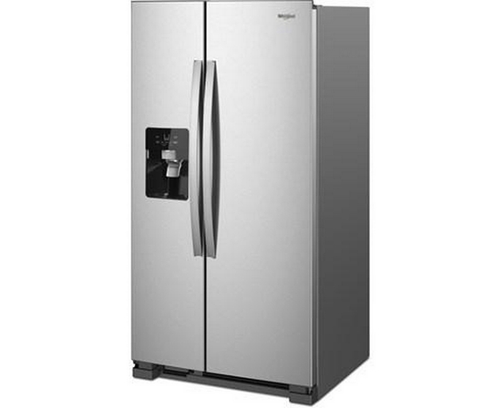 Whirlpool 36-Inch, 24.55 Cu. Ft. Side-By-Side Refrigerator - WRS325SDHZ