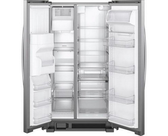 Whirlpool 36-Inch, 24.55 Cu. Ft. Side-By-Side Refrigerator - WRS325SDHZ