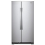 Whirlpool 33-Inch, 21.7 Cu. Ft. Freestanding Side-By-Side Refrigerator With Adaptive Defrost - WRS312SNHM